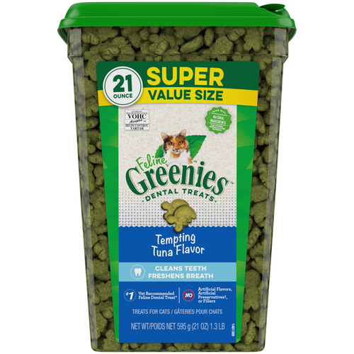 Greenies Feline Dental Tempting Tuna Flavor Cat Treats