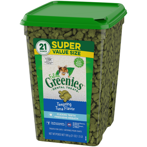 Greenies Feline Dental Tempting Tuna Flavor Cat Treats