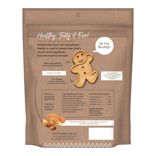Buddy Biscuits Softies Soft and Chewy Peanut Butter Dog Treats