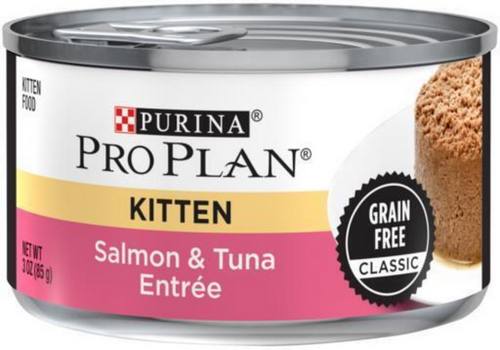 ProPlan Classic Grain Free Salmon and Tuna Wet Kitten Food