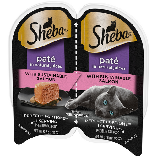 Sheba Perfect Portions Pate Delicate Salmon Entree Wet Cat Food