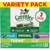 Greenies Teenie Dental Chews Flavored with Spearmint and Blueberry Dog Treats