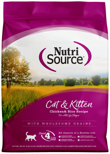 NutriSource Cat & Kitten Chicken & Rice Dry Cat Food