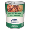 Natural Balance Limited Ingredient Wet Dog Food, Lamb & Brown Rice Recipe