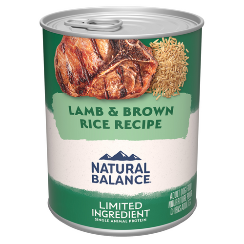 Natural Balance Limited Ingredient Wet Dog Food, Lamb & Brown Rice Recipe