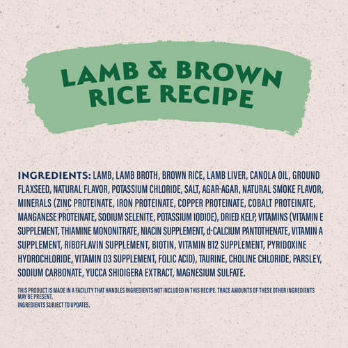 Natural Balance Limited Ingredient Wet Dog Food, Lamb & Brown Rice Recipe