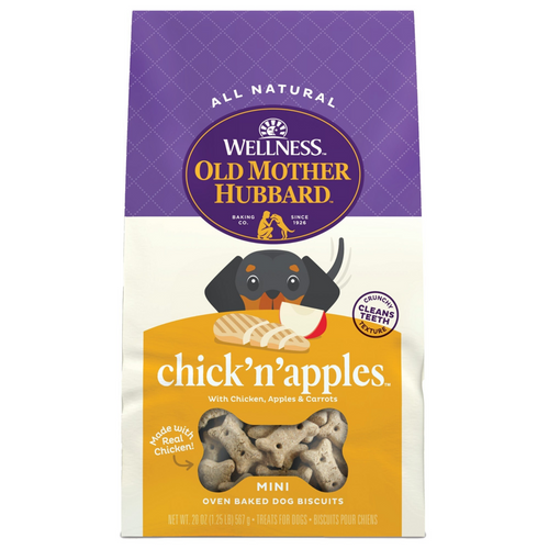 Old Mother Hubbard Crunchy Classic Natural Chick'N'Apples Mini Biscuits Dog Treats