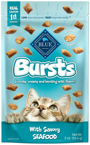 Blue Buffalo Bursts Filled Seafood Cat Treats