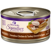 Wellness Signature Selects Grain Free Natural Shredded White Meat Chicken and Turkey Entree in Sauce Wet Canned Cat Food