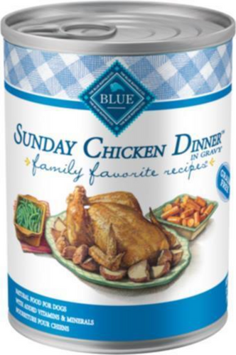 Blue Buffalo Family Favorite Recipes Sunday Chicken Dinner Canned Dog Food