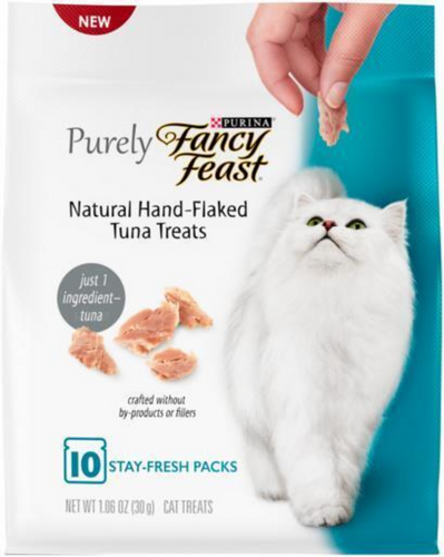 Fancy Feast Purely Natural Hand-Flaked Tuna Cat Treats
