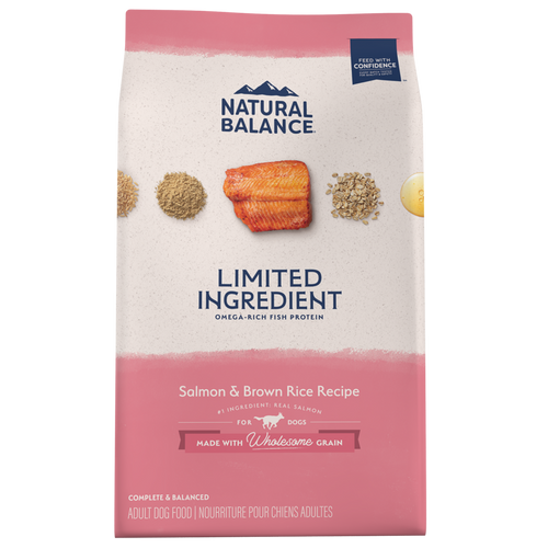 Natural Balance Limited Ingredient Dry Dog Food, Salmon & Brown Rice Recipe
