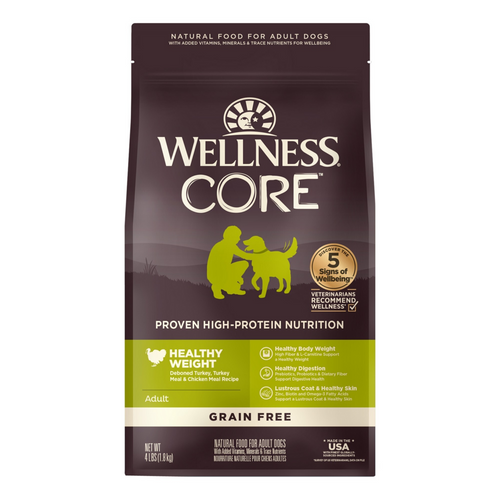 Wellness CORE Natural Grain Free Reduced Fat Weight Management Turkey & Chicken Recipe Dry Dog Food