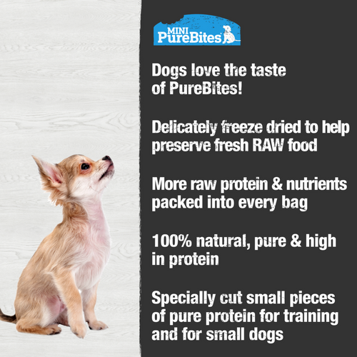 PureBites Mini Trainers Freeze Dried Lamb Liver Dog Treats