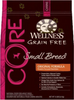Wellness CORE Grain Free Natural Small Breed Health Turkey and Chicken Recipe Dry Dog Food