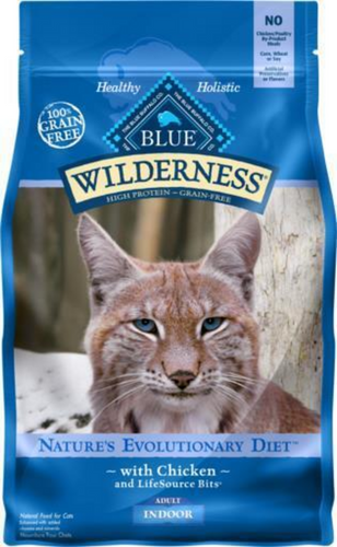 Blue Buffalo Wilderness High-Protein Grain-Free Indoor Adult Chicken Recipe Dry Cat Food