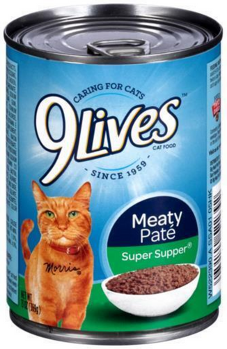 9Lives Meaty Pate Super Supper Canned Cat Food