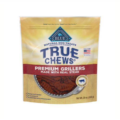 Blue Buffalo True Chews Steak Grillers Dog Treat