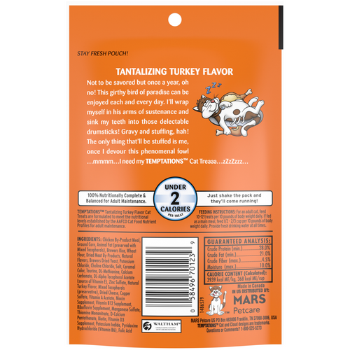 Temptations Tantalizing Turkey Cat Treats