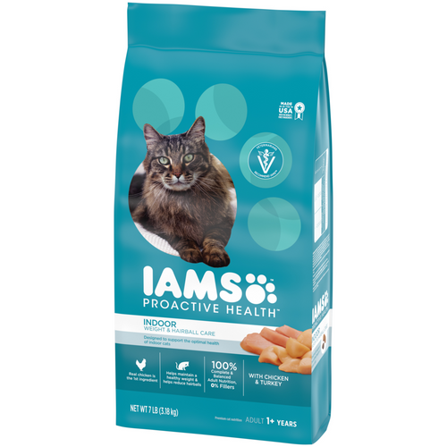 Iams Proactive Health Indoor Weight and Hairball Care Dry Cat Food