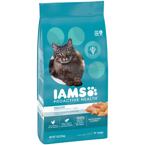 Iams Proactive Health Indoor Weight and Hairball Care Dry Cat Food