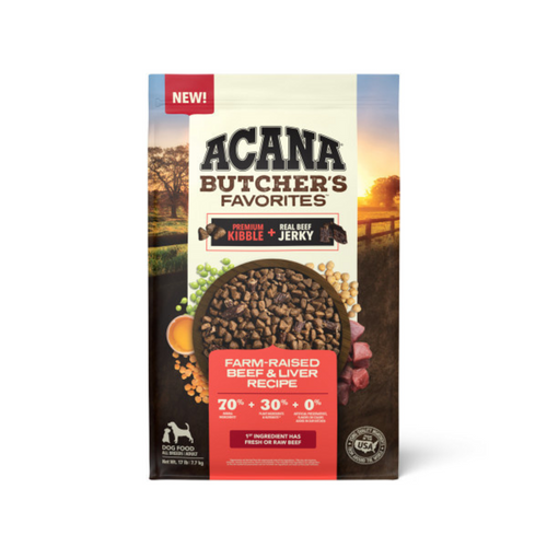Acana Butchers Favorites Farm-Raised Beef and Liver Recipe Dry Dog Food