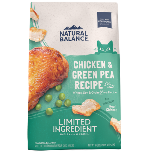 Natural Balance Limited Ingredient Grain Free Dry Cat Food, Chicken & Green Pea Recipe