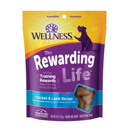 Wellness Natural Grain Free Rewarding Life Chicken & Lamb Dog Treats