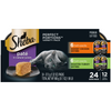 Sheba Pate Variety Pack Savory Chicken & Roasted Turkey Entres Perfect Portions Twin Pack Wet Cat Food