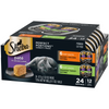 Sheba Pate Variety Pack Savory Chicken & Roasted Turkey Entres Perfect Portions Twin Pack Wet Cat Food