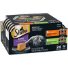 Sheba Pate Variety Pack Savory Chicken & Roasted Turkey Entres Perfect Portions Twin Pack Wet Cat Food