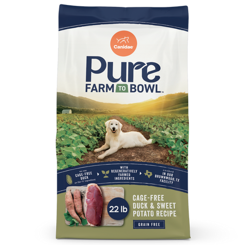 Canidae Pure Farm To Bowl Cage-Free Duck & Sweet Potato Recipe Dog Food