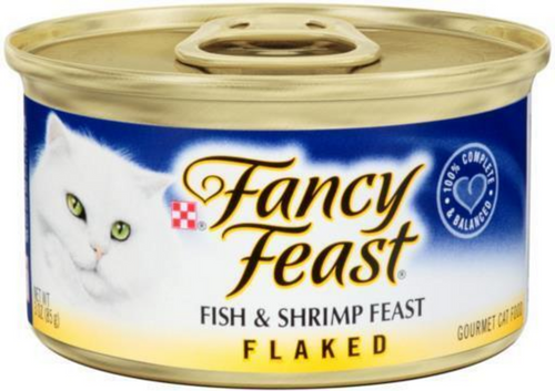 Fancy Feast Flaked Fish and Shrimp Wet Cat Food