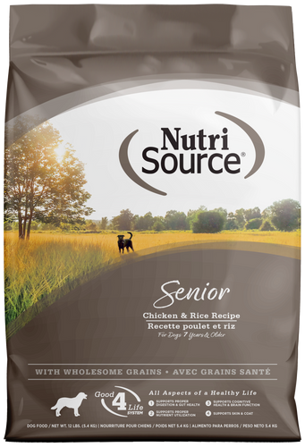 NutriSource Senior Chicken & Rice Dry Dog Food