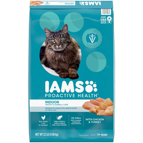 Iams Proactive Health Indoor Weight and Hairball Care Dry Cat Food