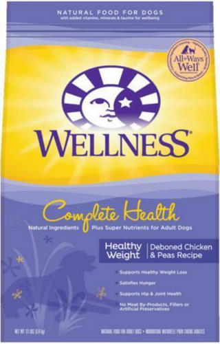 Wellness Complete Health Natural Healthy Weight Chicken and Peas Recipe Dry Dog Food