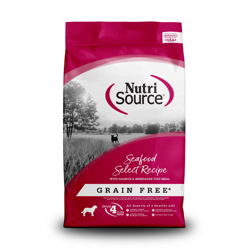 NutriSource Grain Free Seafood Select with Salmon Dry Dog Food