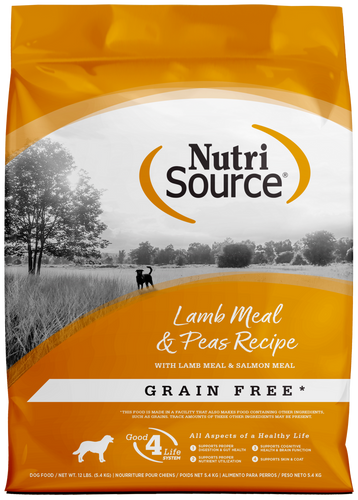 NutriSource Lamb Meal & Peas Formula Grain Free Dry Dog Food