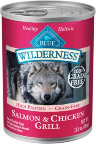 Blue Buffalo Wilderness High-Protein Grain-Free Chicken & Salmon Grill Adult Canned Dog Food