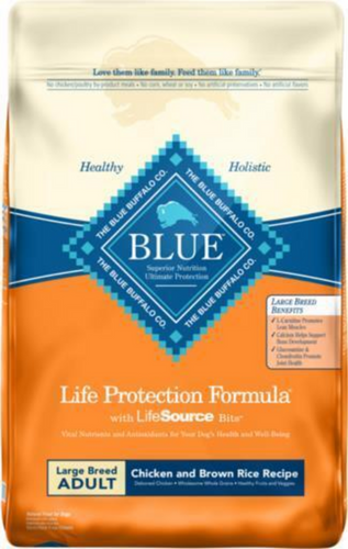 Blue Buffalo Life Protection Formula Large Breed Adult Chicken & Brown Rice Recipe Dry Dog Food