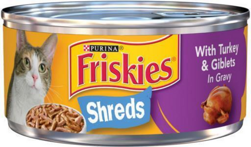 Friskies Savory Shreds Turkey and Giblets Wet Cat Food