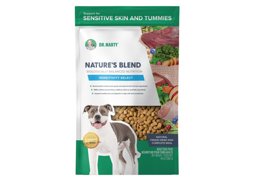 Dr. Marty Nature's Blend Sensitivity Select Freeze Dried Raw Dog Food