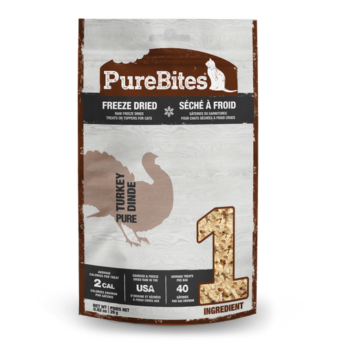 PureBites Freeze Dried Turkey Breast Cat Treats