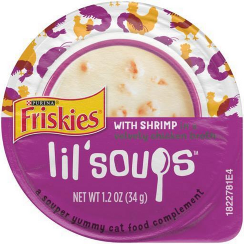 Friskies Lil' Soups Grain Free Shrimp in Chicken Broth Wet Cat Food
