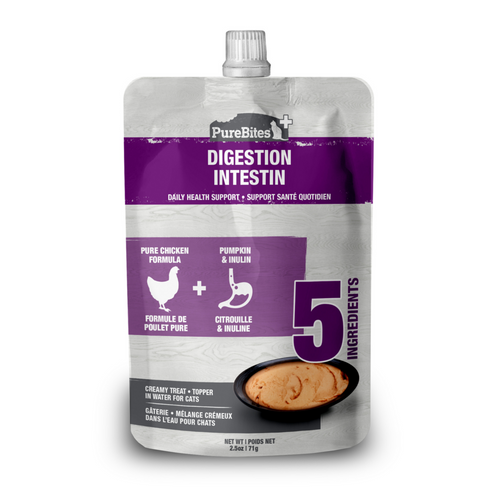 PureBites Plus Gut & Digestion Squeezables Cat Treat/Topper