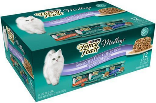 Fancy Feast Elegant Medleys Shredded Variety Pack Wet Cat Food