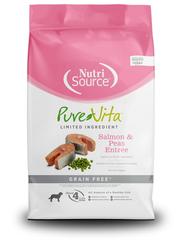 PureVita Grain Free Salmon & Pea Entree Formula Dry Dog Food