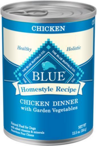 Blue Buffalo Homestyle Recipe Adult Chicken Dinner with Garden Vegetables Canned Dog Food