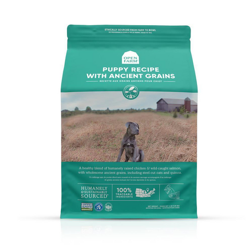 Open Farm Chicken Salmon and Ancient Grains Dry Puppy Food