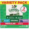 Greenies Regular Chews Flavored with Spearmint and Blueberry Dog Treat